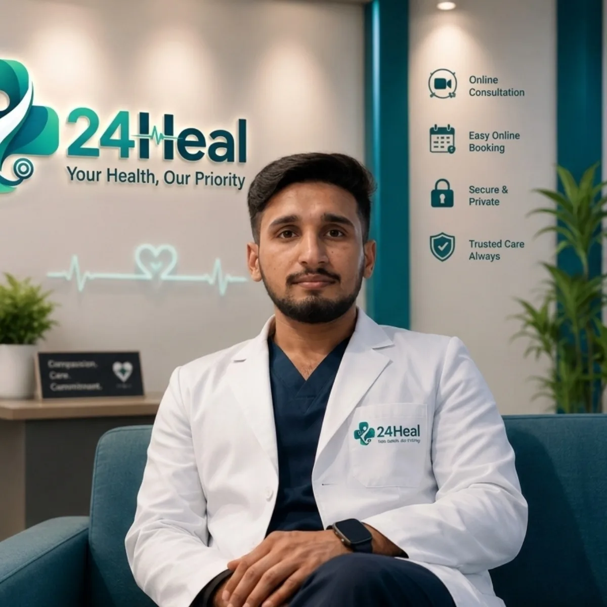 Portrait of Dr Ali Hasnain Sial 